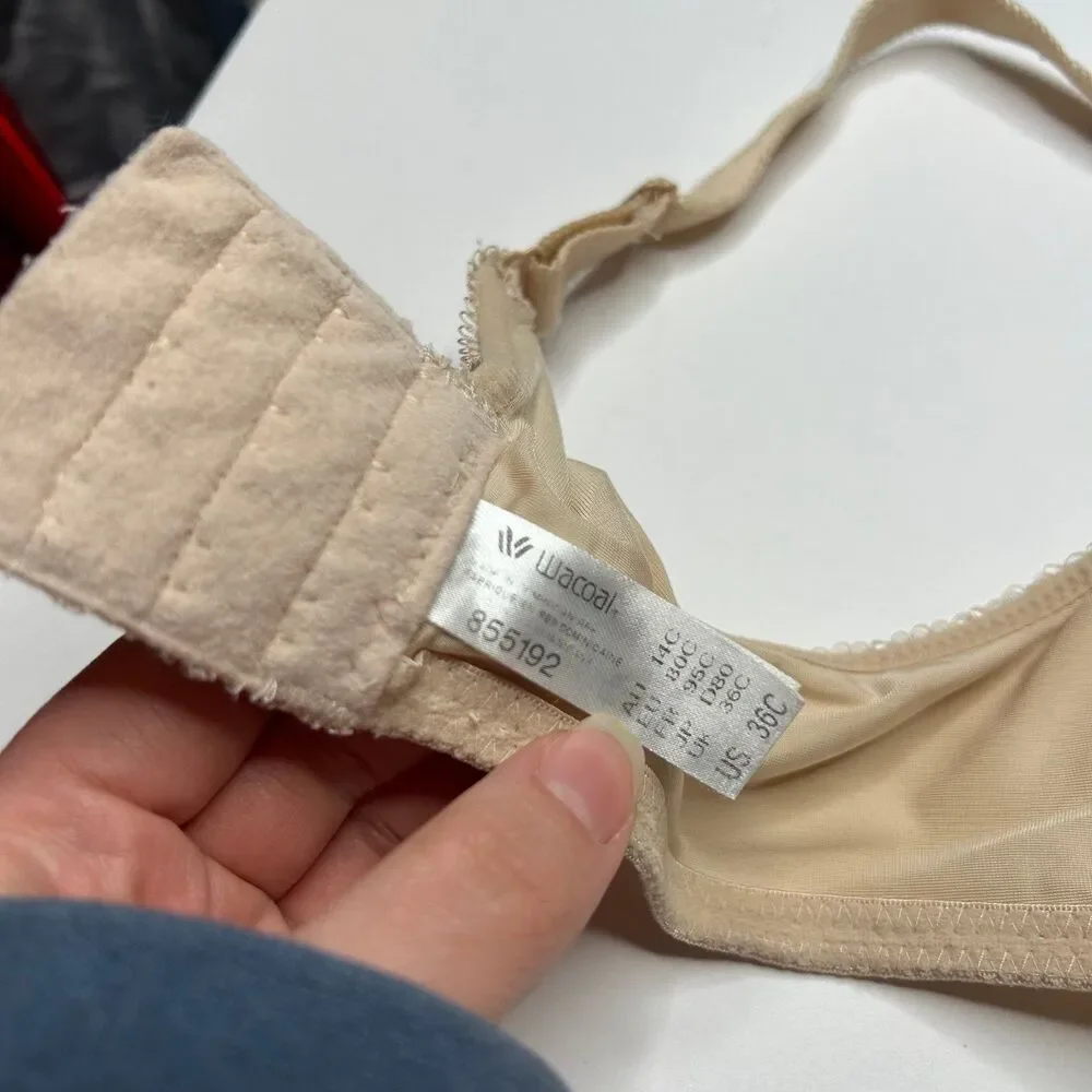 Wacoal Tan unlined Full Coverage bra 36C 855192 - Picture 4 of 7